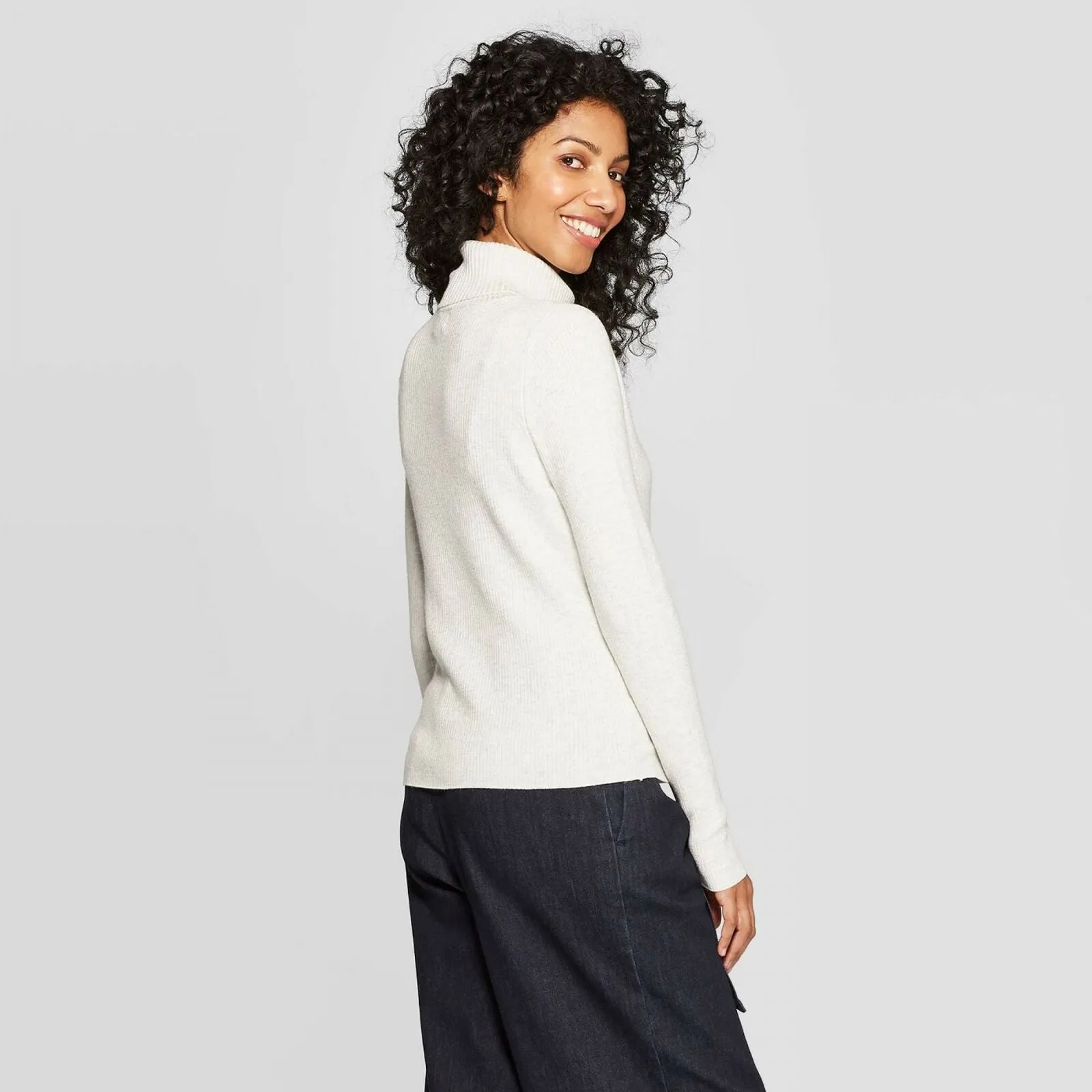 A New Day Women's Rib Turtleneck Sweater