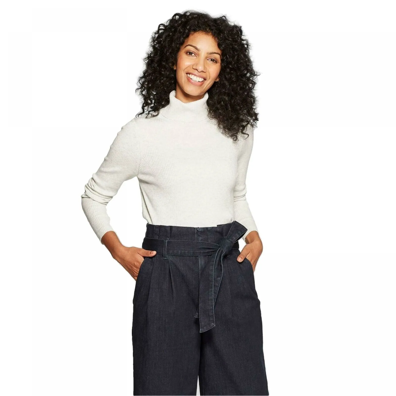 A New Day Women's Rib Turtleneck Sweater