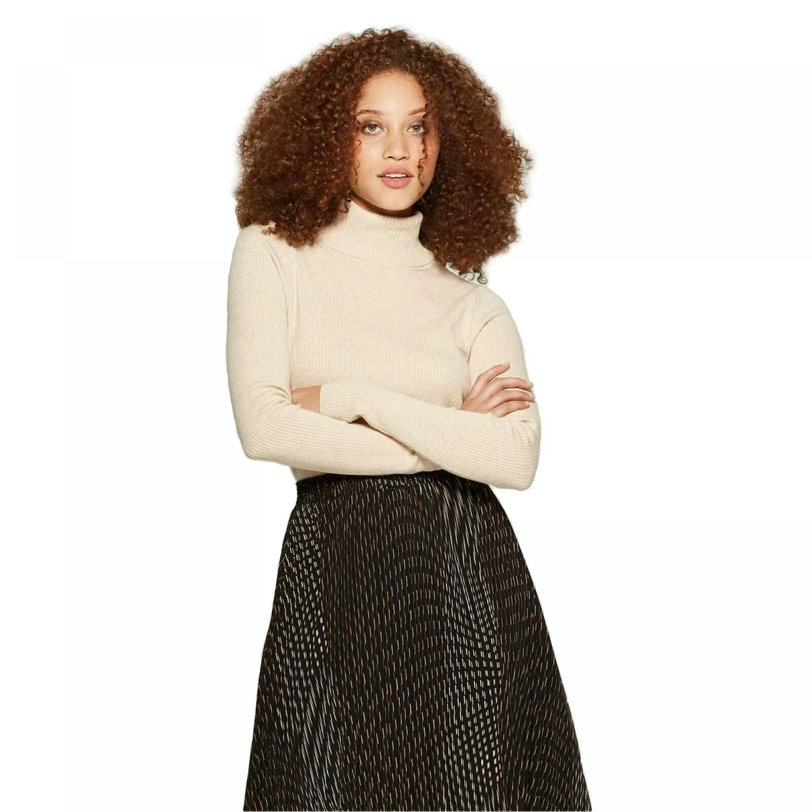 A New Day Women's Rib Turtleneck Sweater