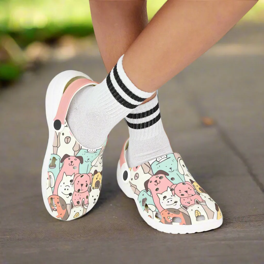 Adorable Animal Print Kid's EVA Foam Clogs - Fun and Comfortable Footwear for Playtime