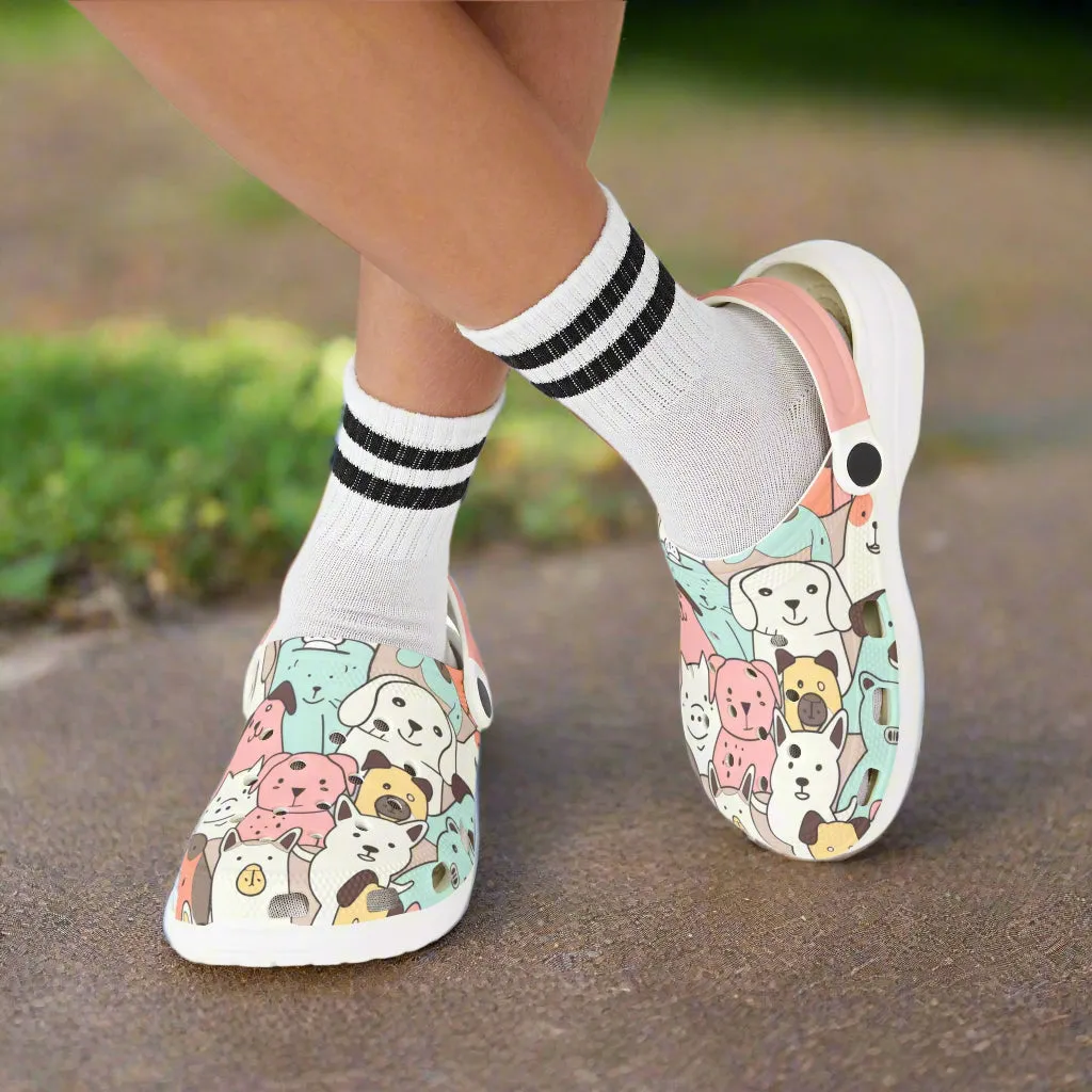 Adorable Animal Print Kid's EVA Foam Clogs - Fun and Comfortable Footwear for Playtime