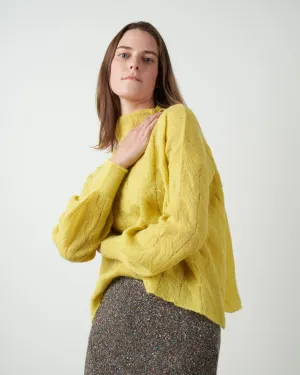 angel sweater - yellow