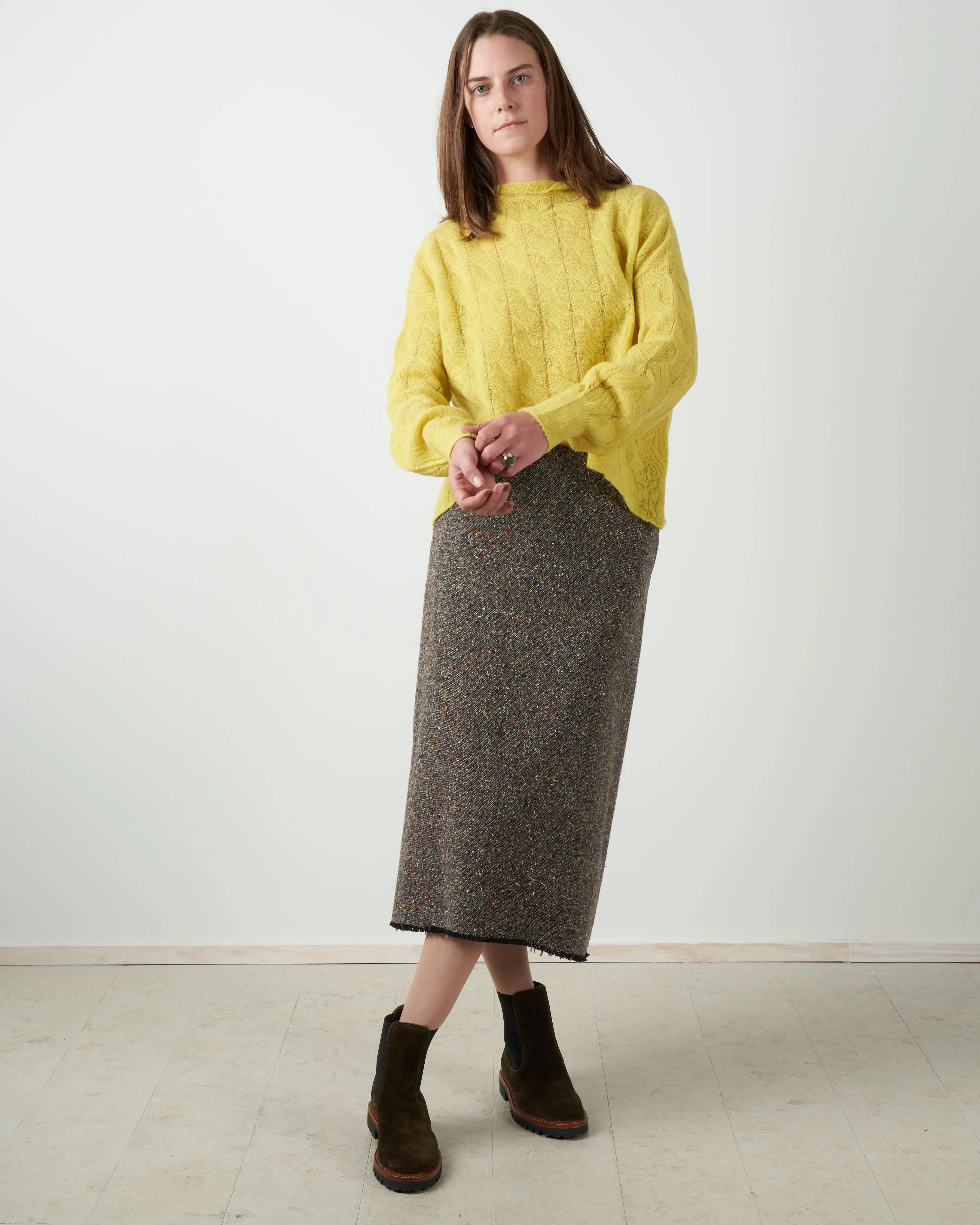angel sweater - yellow