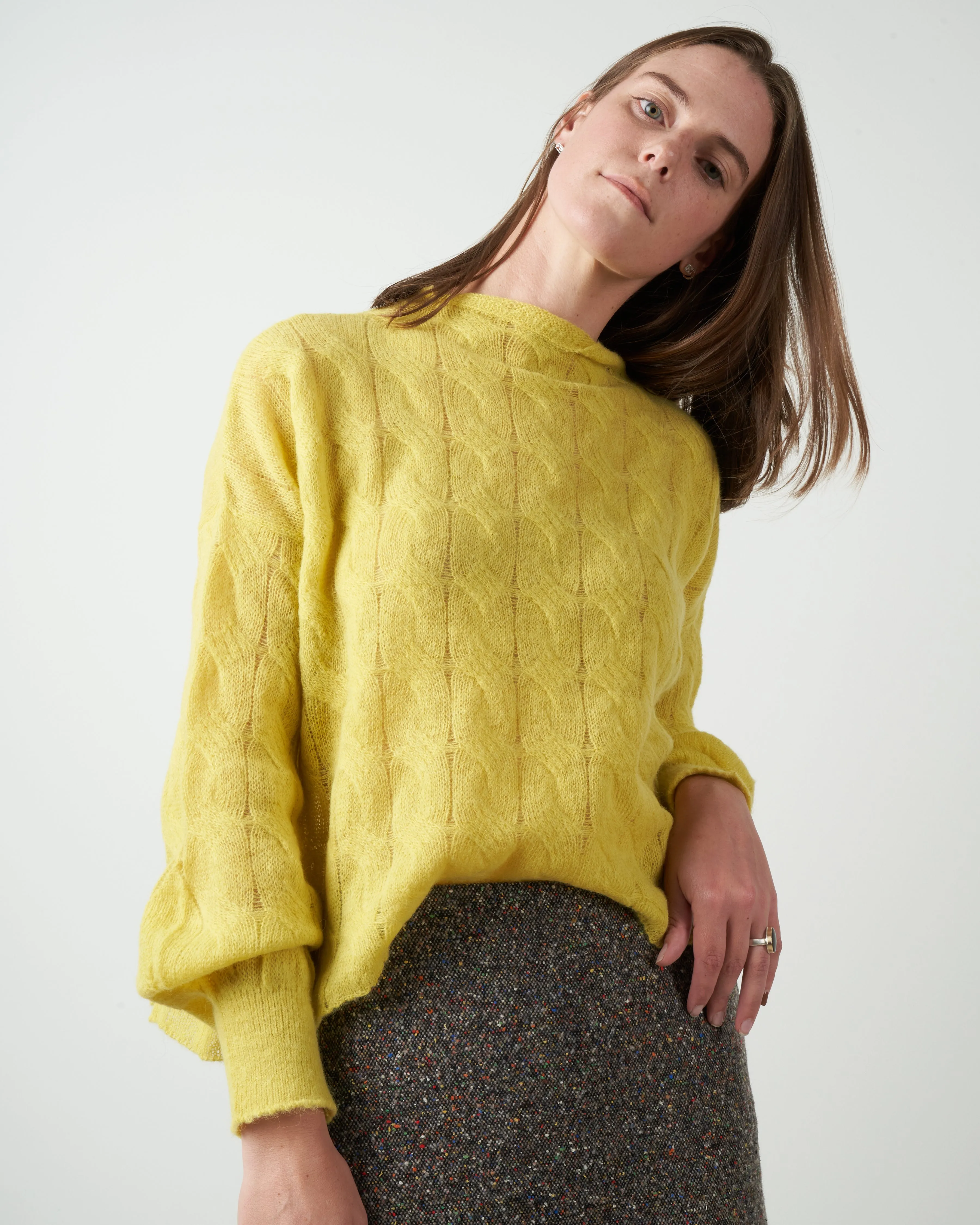 angel sweater - yellow