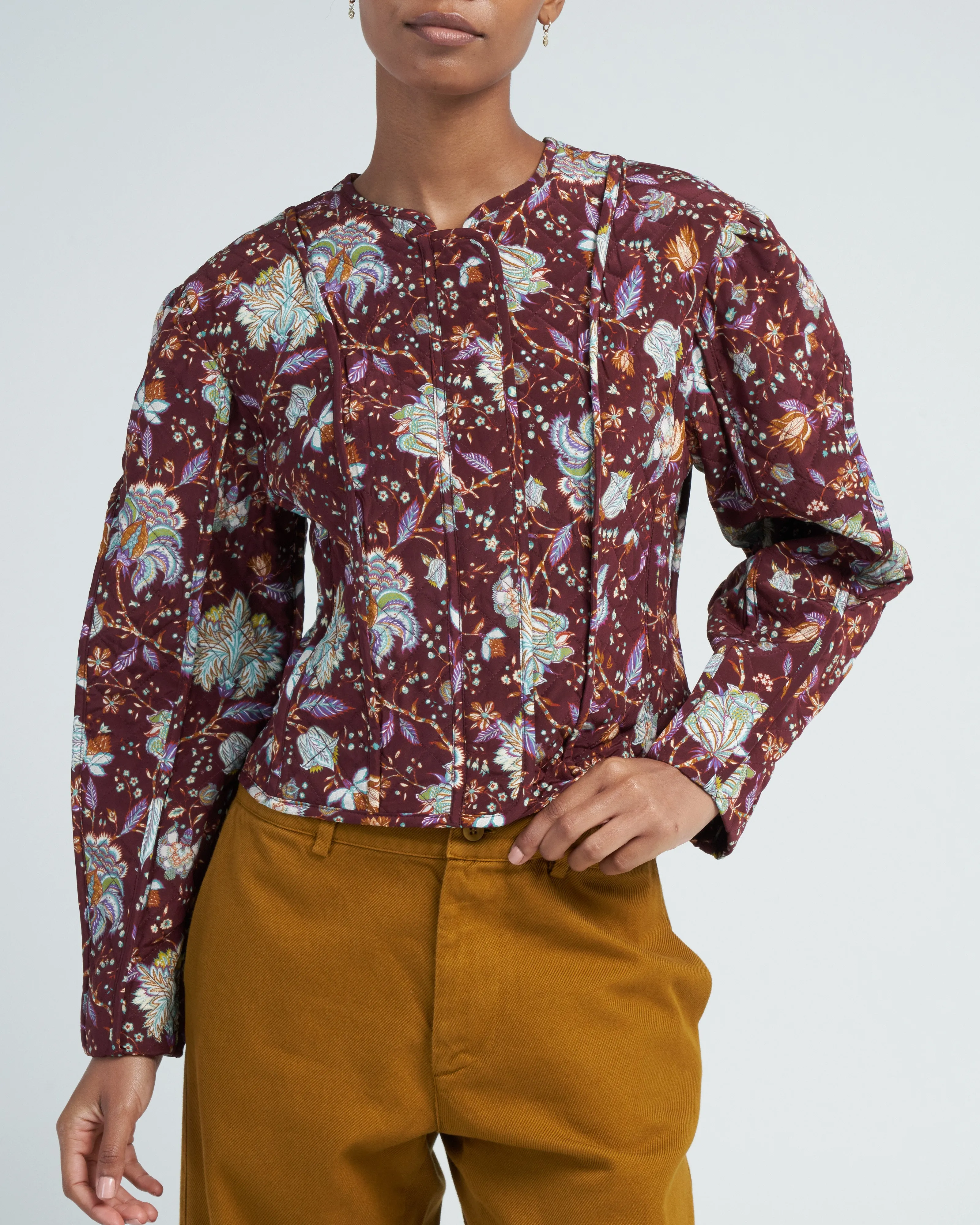 anika jacket - heliotrope