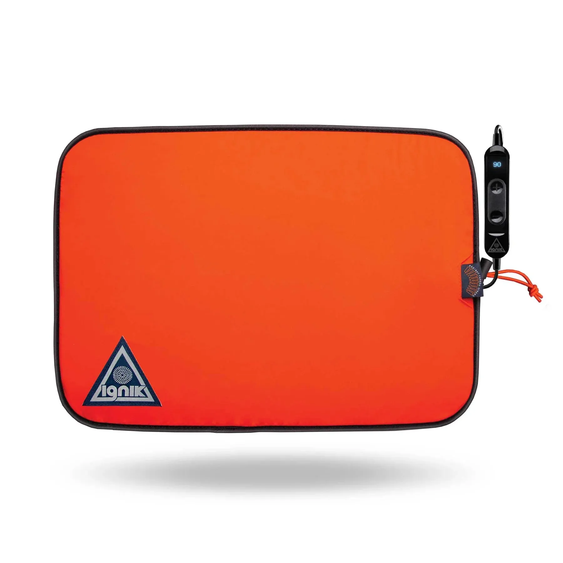 Backside Heated Seat Pad - Orange/Blue