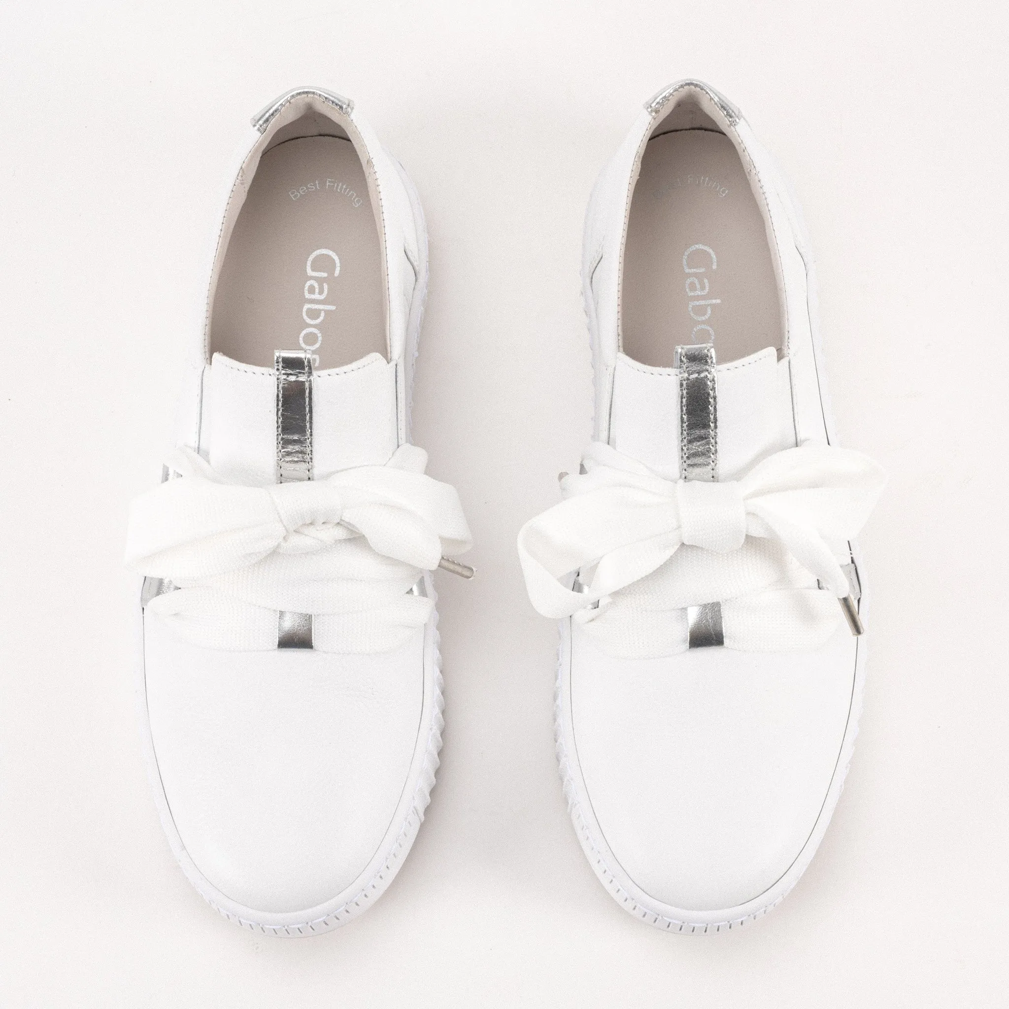 BIG LACE SPORT - WHITE - LEATHER