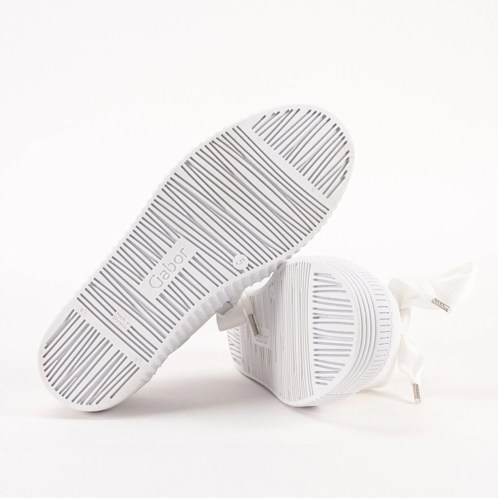 BIG LACE SPORT - WHITE - LEATHER