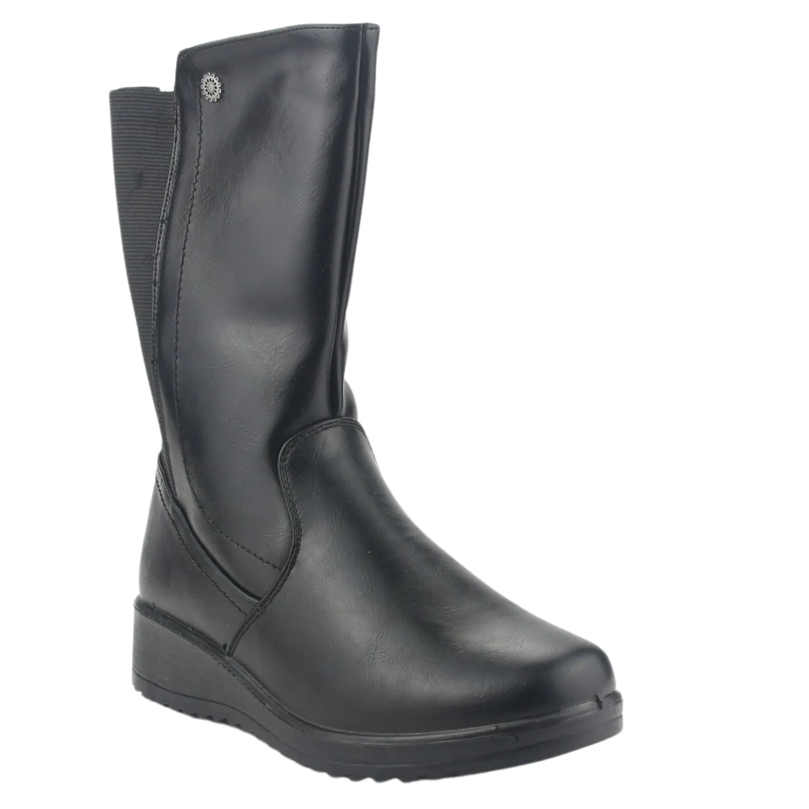 Botin Chalada Mujer Humen-3 Negro Casual