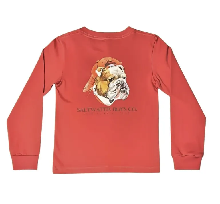 Boys  Bulldog Graphic L/S Tee