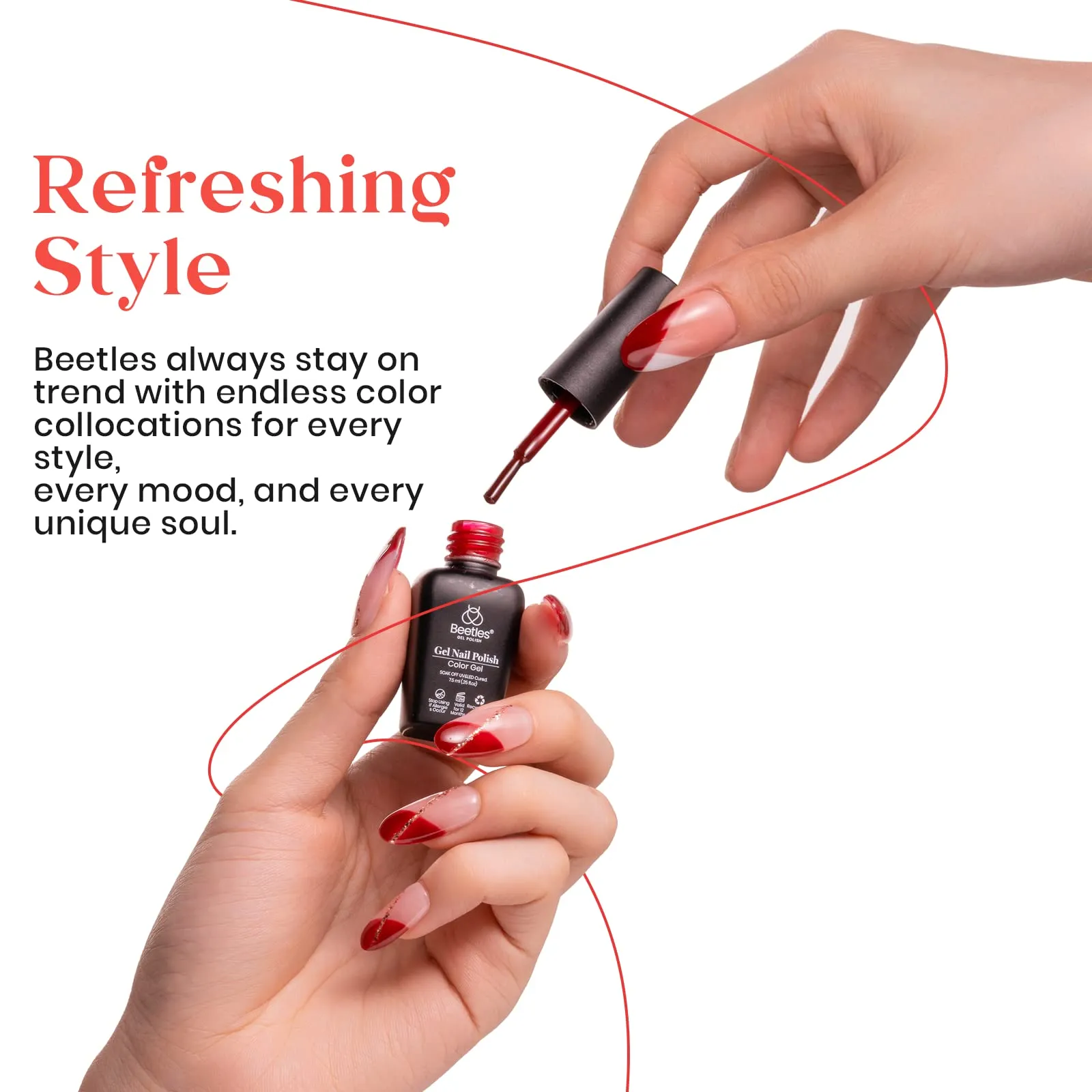 Candy Cane | 6 Colors Gel Polish Set
