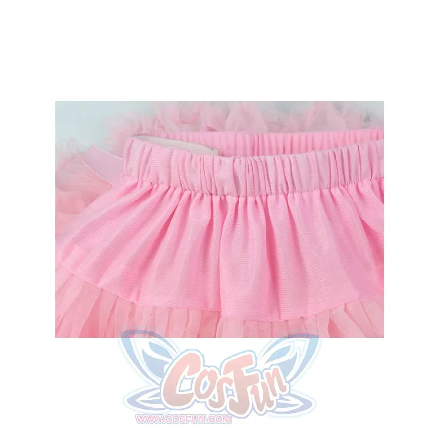 Casual Mesh Pleated Short Multicoloured Skirt J30019