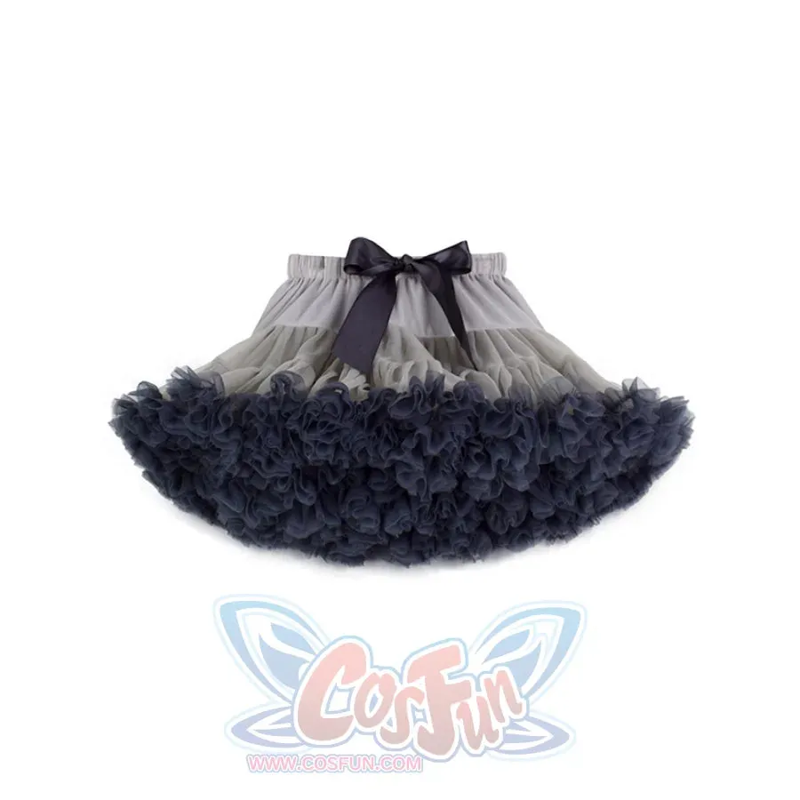 Casual Mesh Pleated Short Multicoloured Skirt J30019