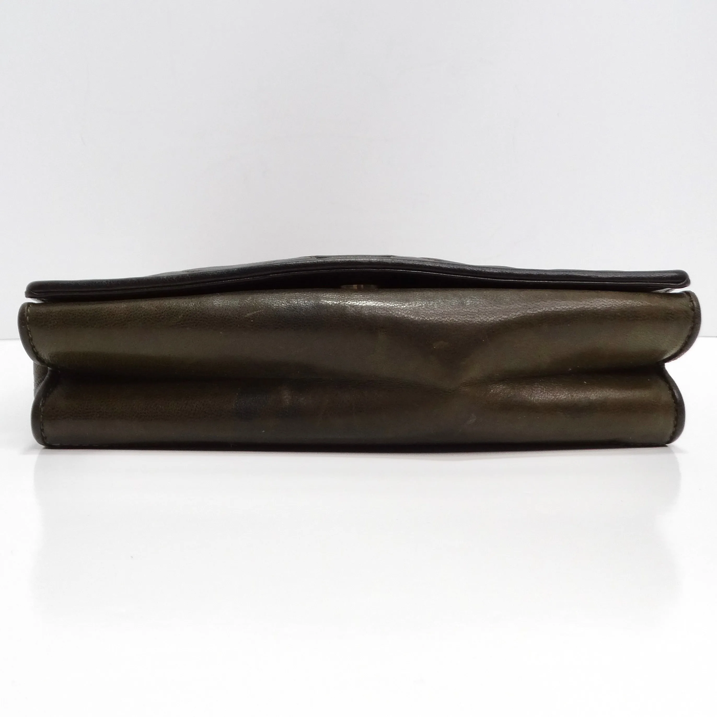 Chanel 1980s Brown Lambskin Crossbody Bag