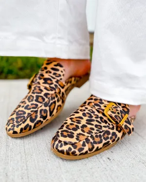 Chantal Leopard Mule