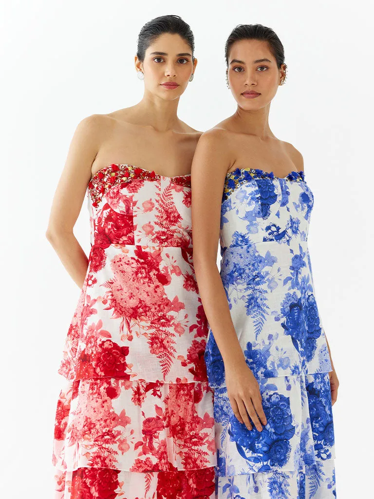 Chintz Tiered Dress