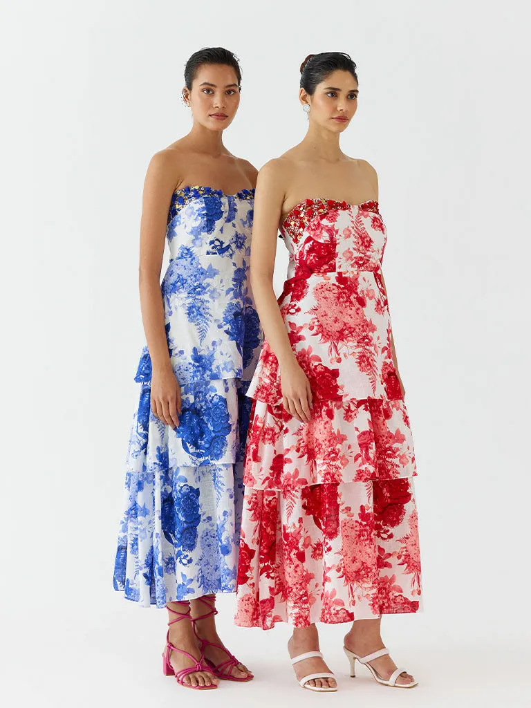Chintz Tiered Dress