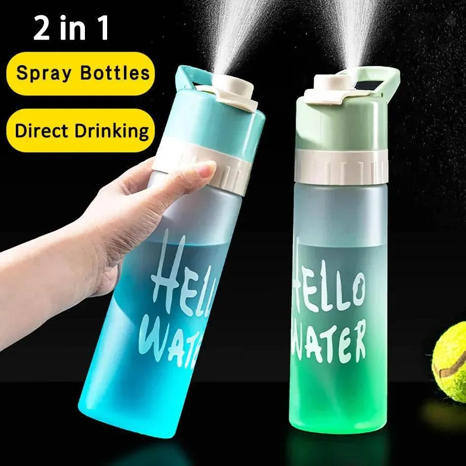 Cooling Spray Water Bottle for Outdoor Hiking and Adventure Activities