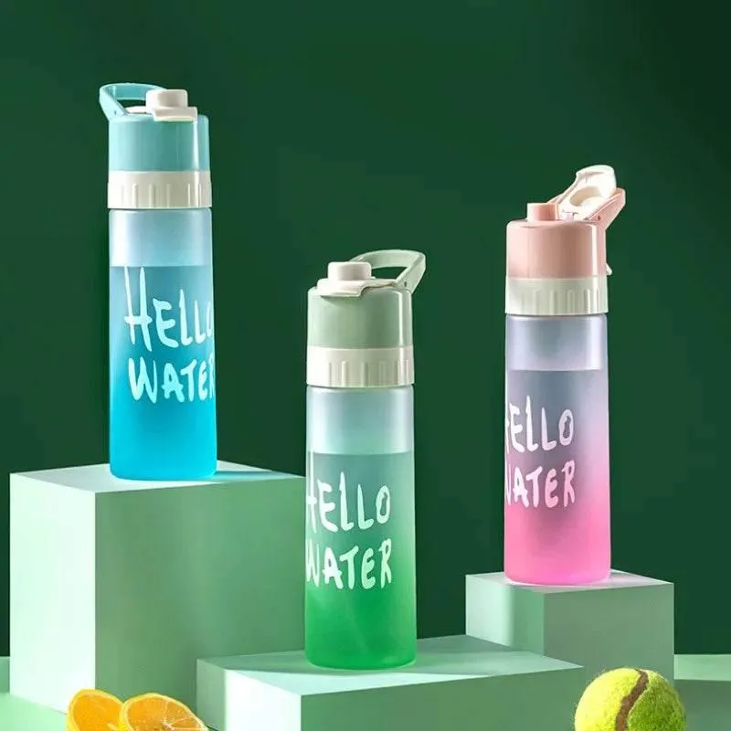 Cooling Spray Water Bottle for Outdoor Hiking and Adventure Activities