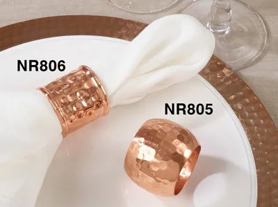 Copper Napkin Rings Moscow Mule set/4