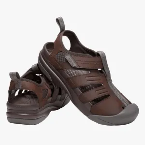 Crocs Mens Yukon Fisherman Sandal Espresso