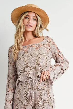 Cronin Crochet Cropped Top