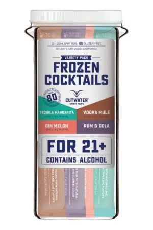 Cutwater Frozen Cocktails Variety Pack (12 pops) 100ml