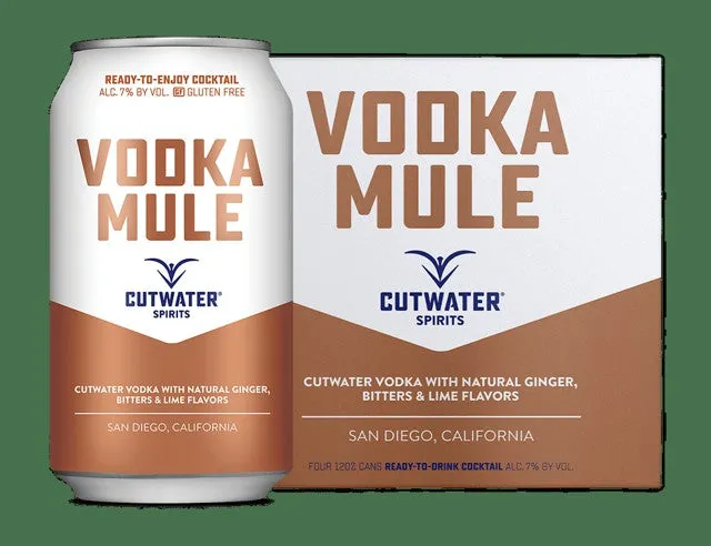Cutwater Vodka Mule 4 pack cans 4x355 ml