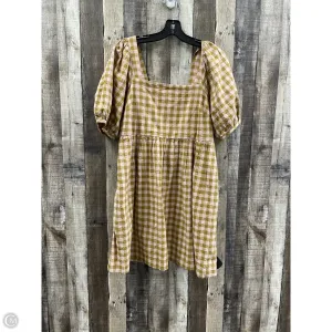 Dress Casual Short By Madewell In Checkered Pattern, Size: M