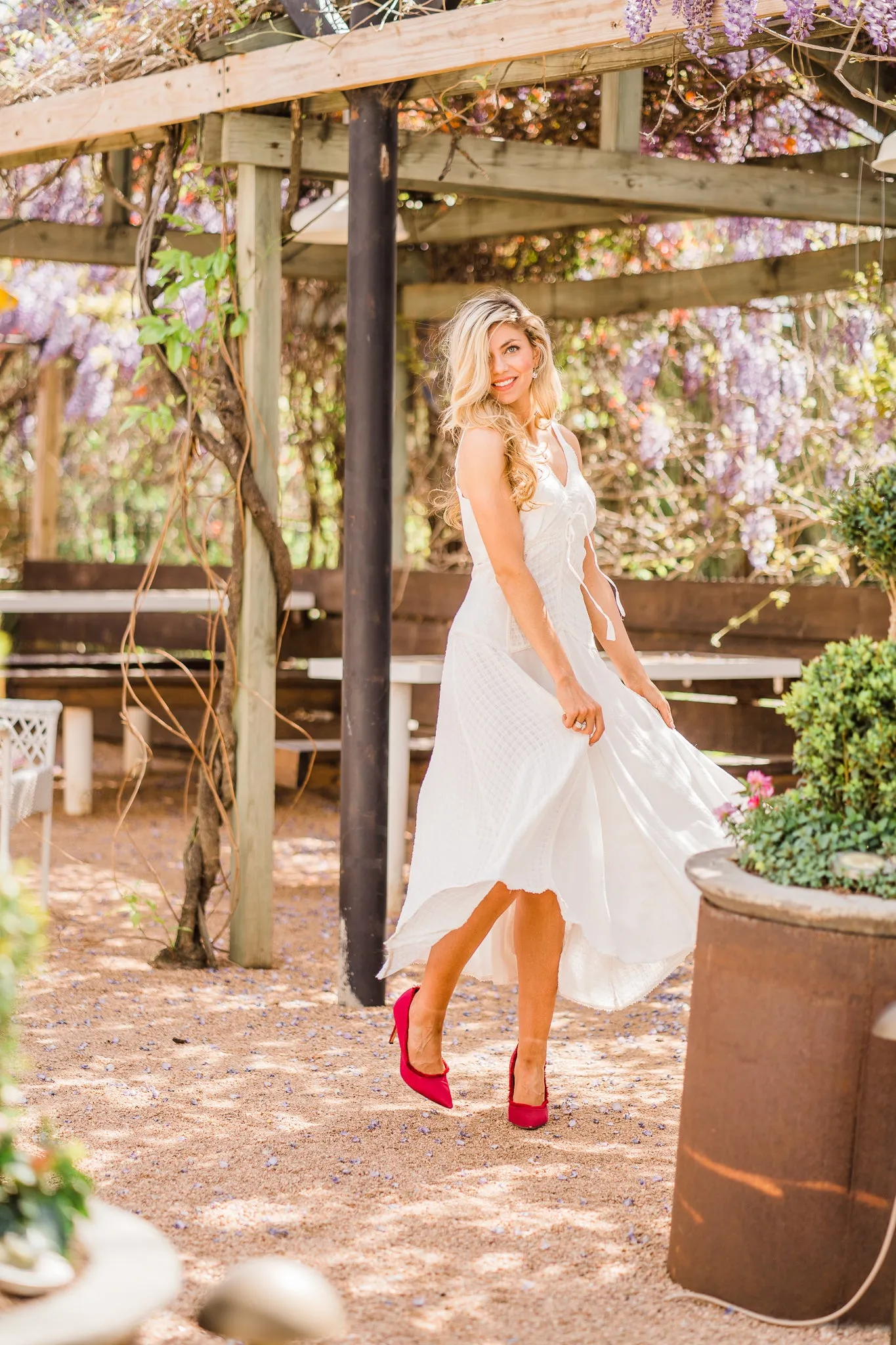 Dress, Spaghetti Strap in Ivory - Style HC63 - SALE!