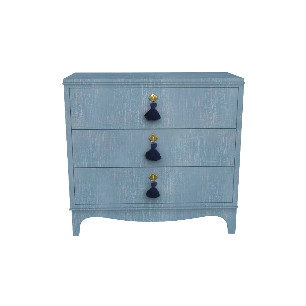 Easton Chest in Denim Blue Finish