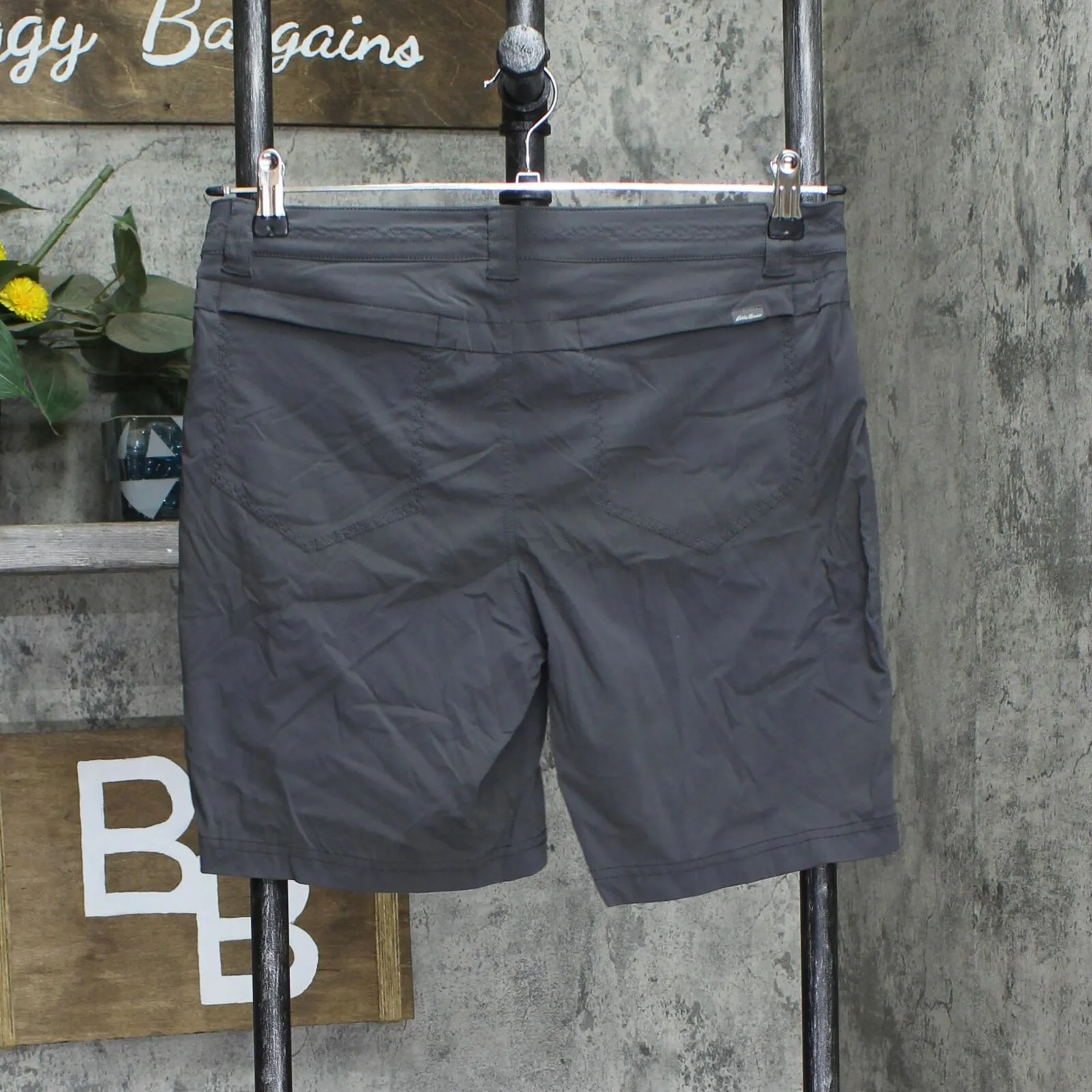 Eddie Bauer Womens Outdoor Active Shorts 167053cbbbf9b7 Gray 8