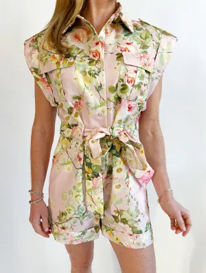 Floral Cotton Romper
