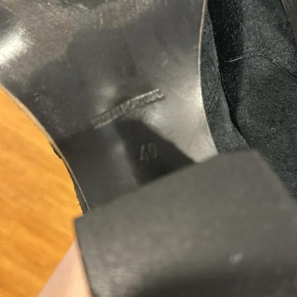 FREE PEOPLE Toluca Western Black Mule Size 40