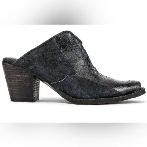 FREE PEOPLE Toluca Western Black Mule Size 40