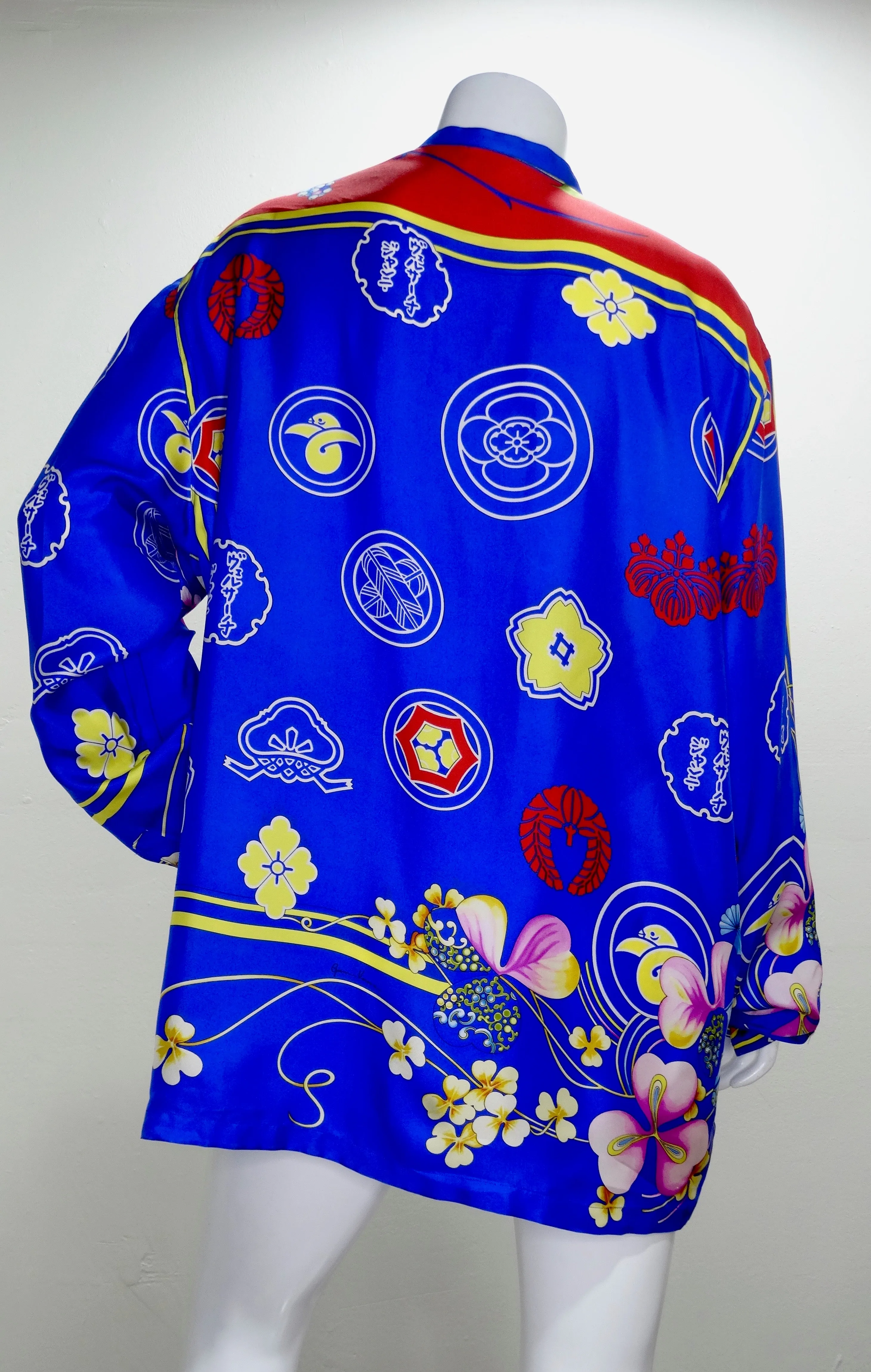 Gianni Versace 1990s Japanese Inspired Shirt