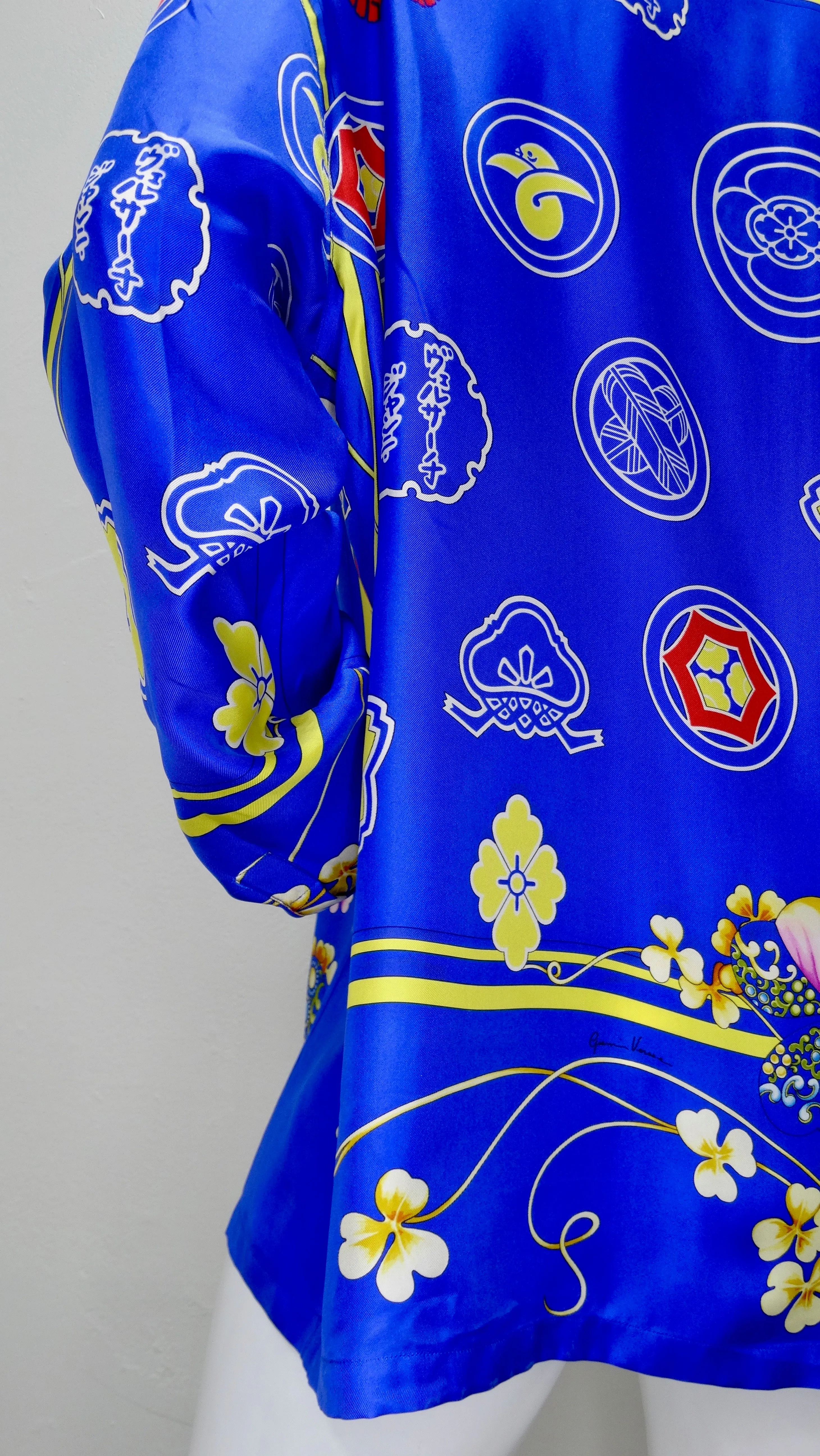 Gianni Versace 1990s Japanese Inspired Shirt