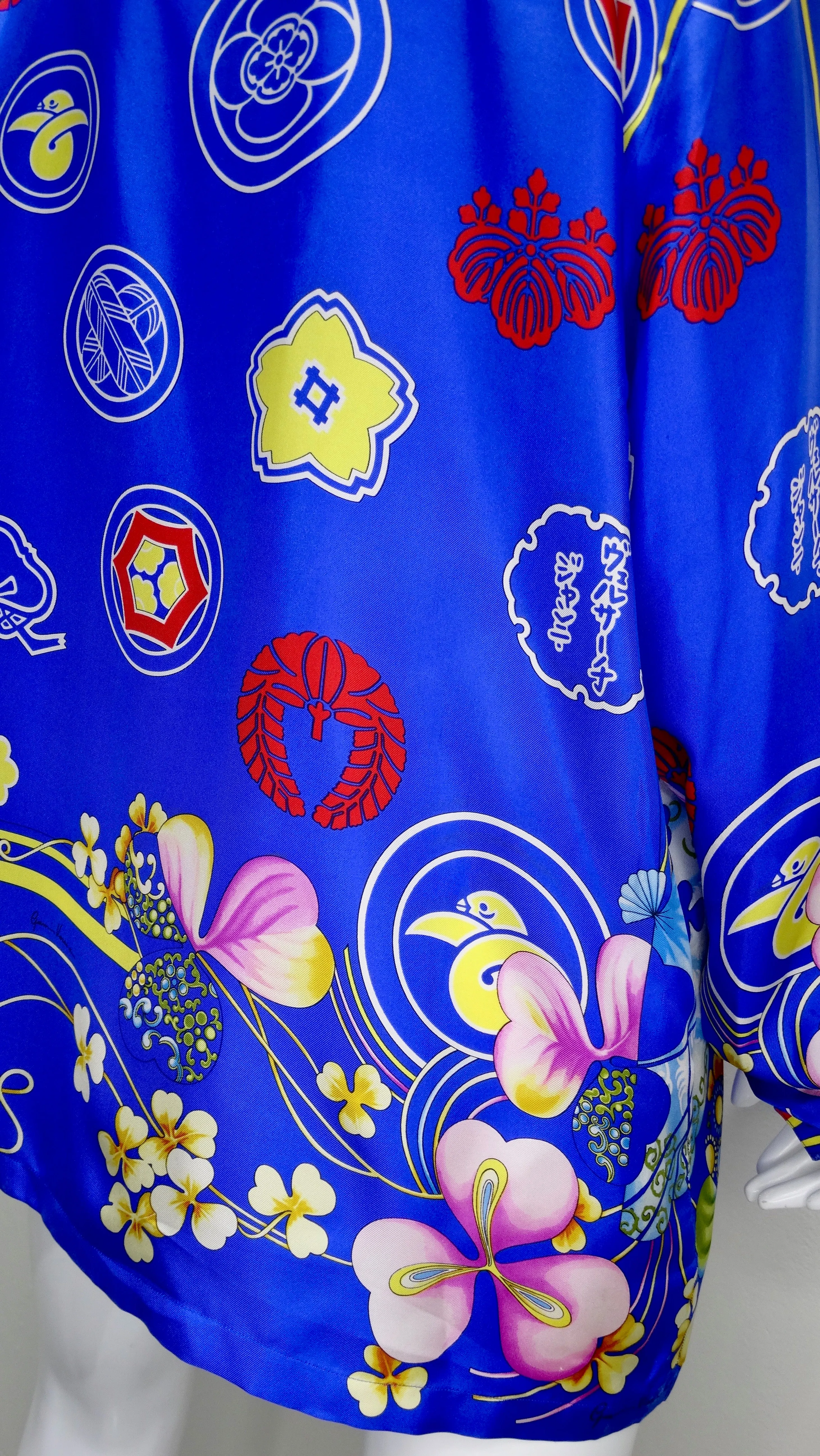 Gianni Versace 1990s Japanese Inspired Shirt