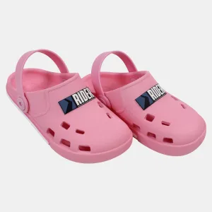 Girls Rubber Clogs Slippers – Pink