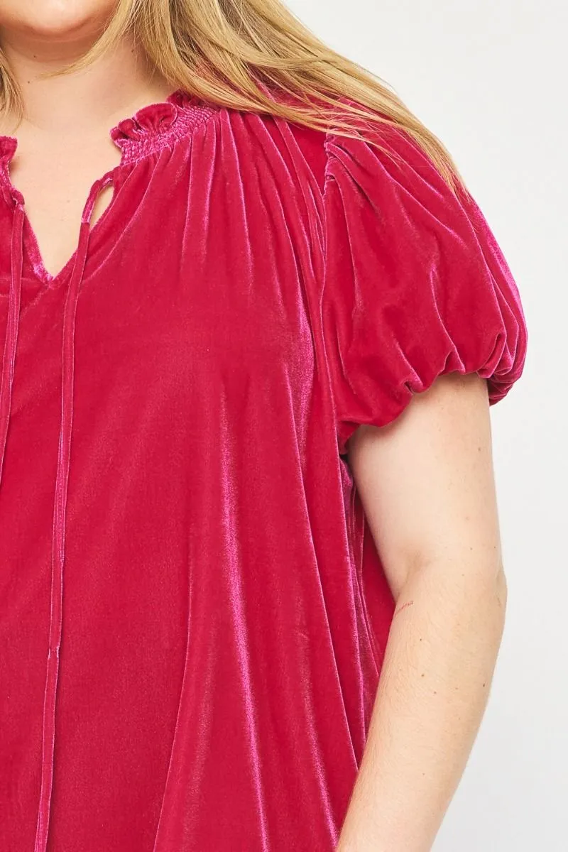 Giselle Velvet Top