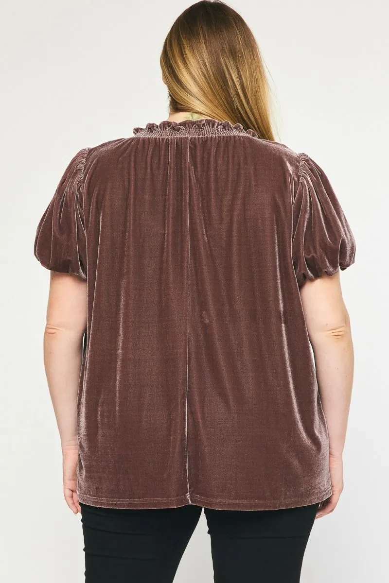 Giselle Velvet Top