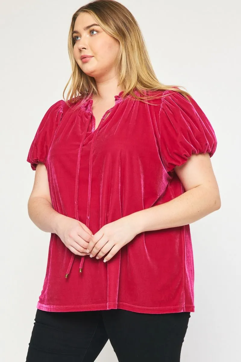 Giselle Velvet Top