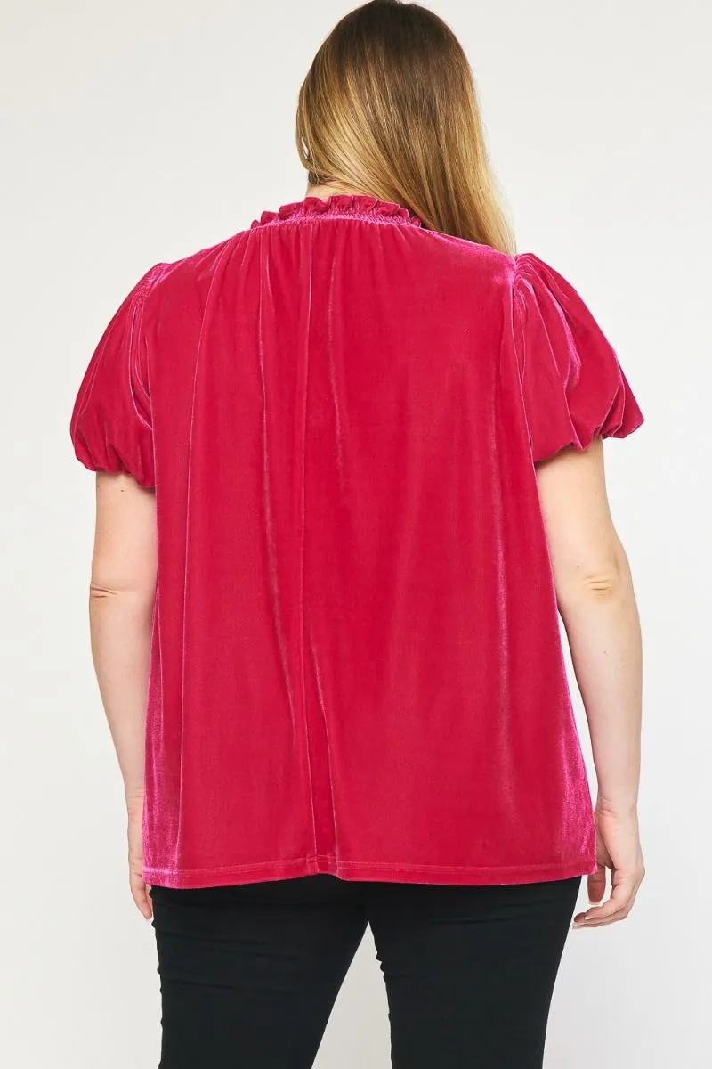Giselle Velvet Top
