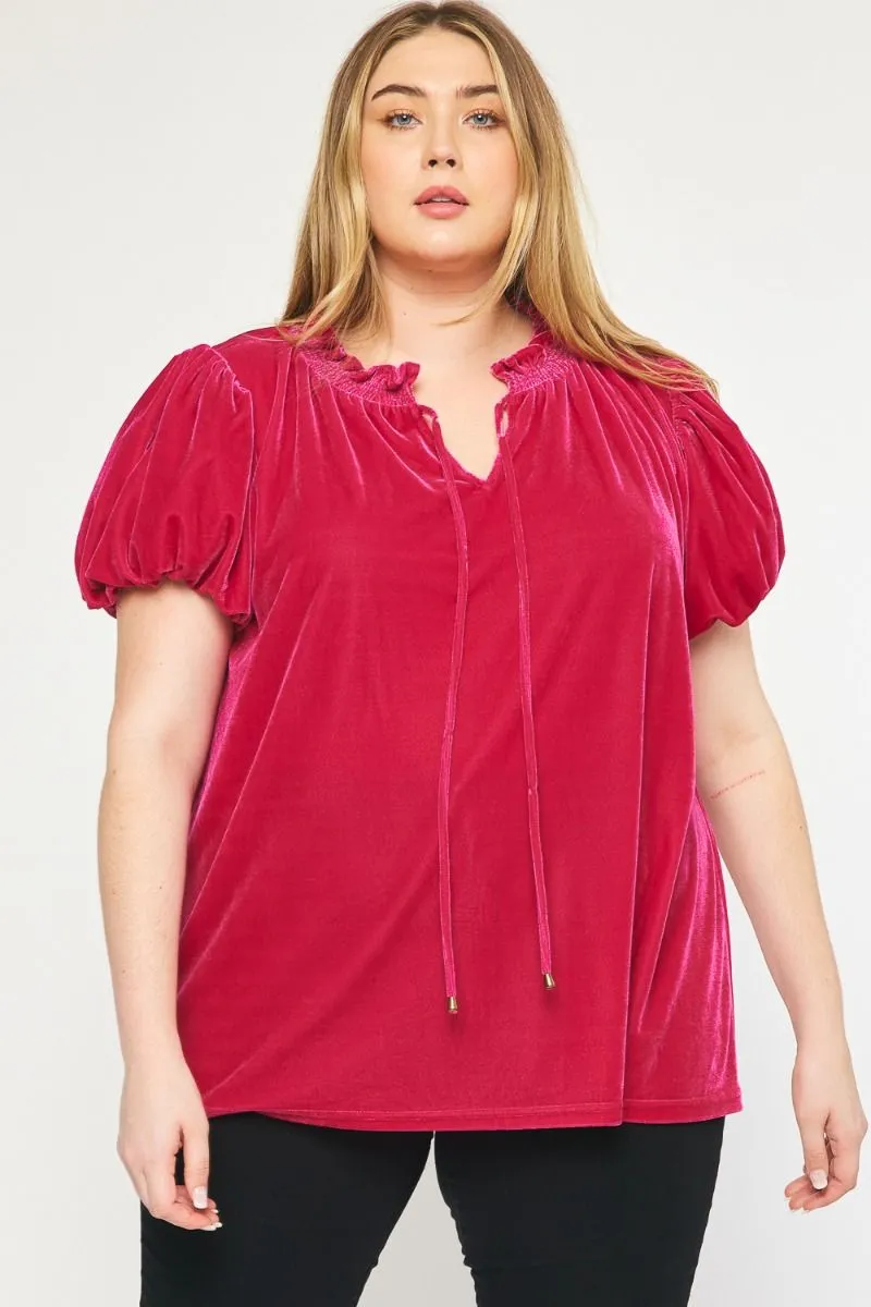 Giselle Velvet Top