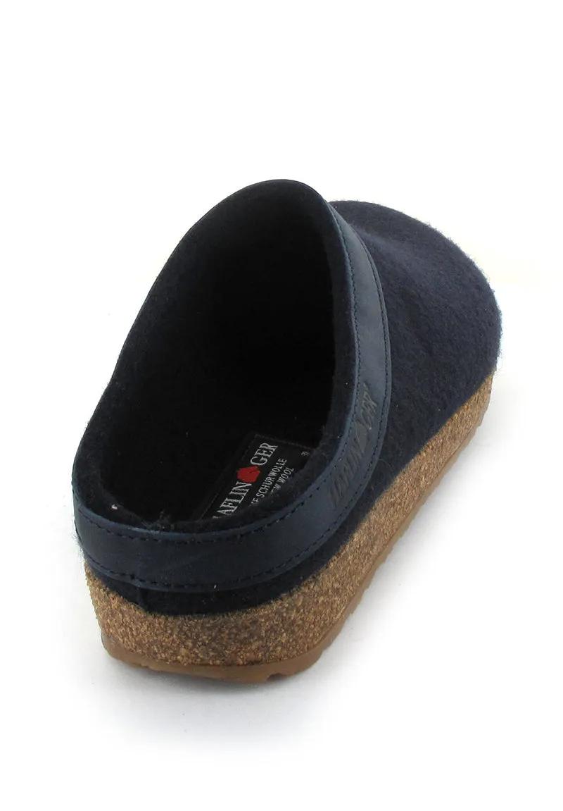 HAFLINGER GZ Torben Slippers with Arch Support, dark blue