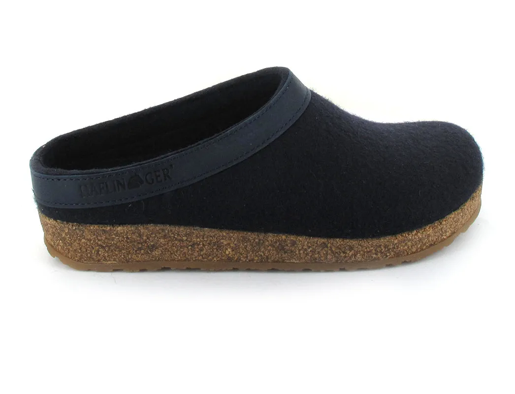 HAFLINGER GZ Torben Slippers with Arch Support, dark blue