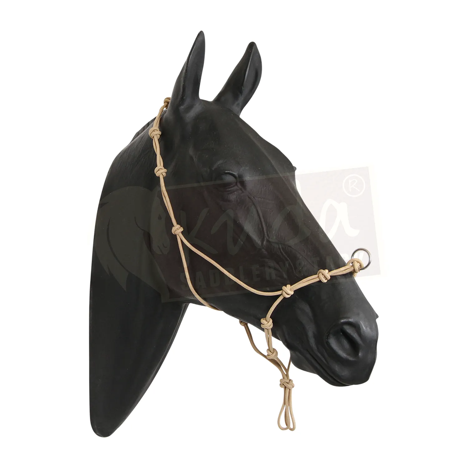 Halter - 5 Nose Knots, 4 Chin Knots, 5 Poll Knots and 1 Ring