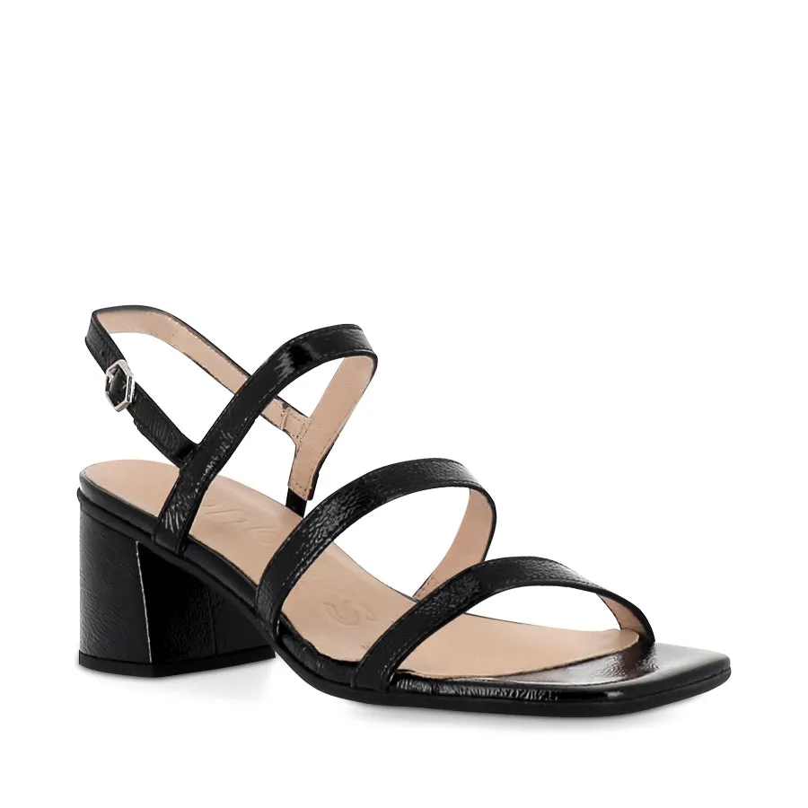 HARLO H-5604 - BLACK PATENT LEATHER