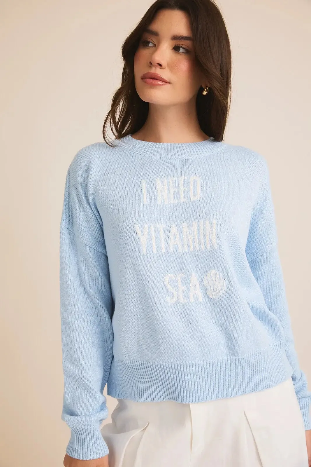 I NEED VITAMIN SEA SWEATER