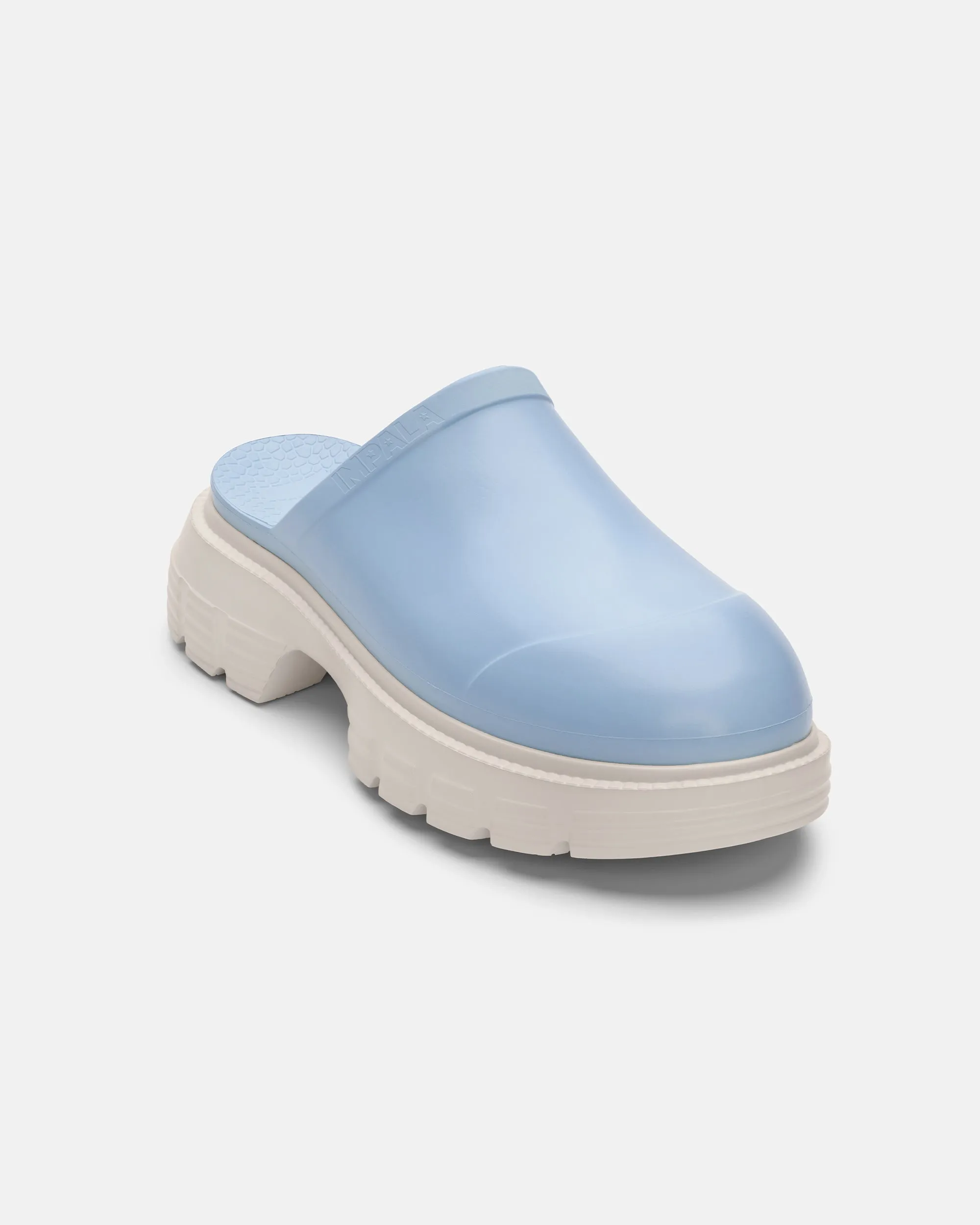 Impala Bubble Soft Mule - Blue/Cream